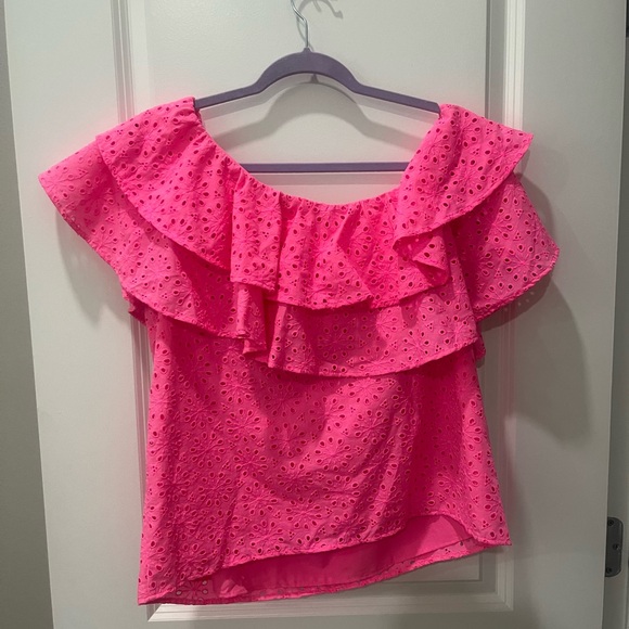 NWOT Lilly Pulitzer Off Shoulder Top - Picture 2 of 3